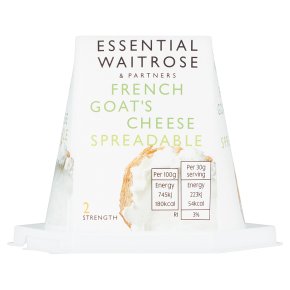 essential Waitrose French soft goat's cheese