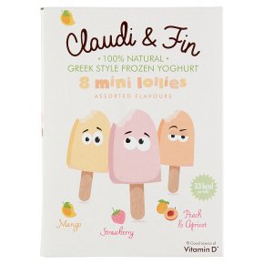 Claudi & Fin Greek Style Frozen Yogurt Lollies 9 Minis