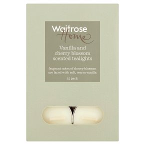 Waitrose Home Vanilla Tealights