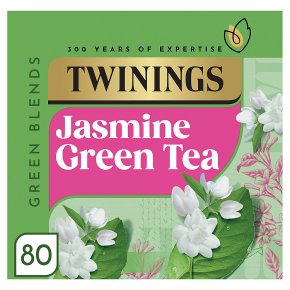 Twinings green tea & jasmine 80 teabags