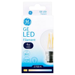 GE LED Filament Round