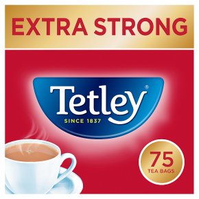 Tetley extra strong 75 tea bags