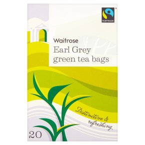 Waitrose Earl Grey Green Tea Bags