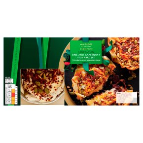 Waitrose Christmas Brie & Cranberry Filo Parcels