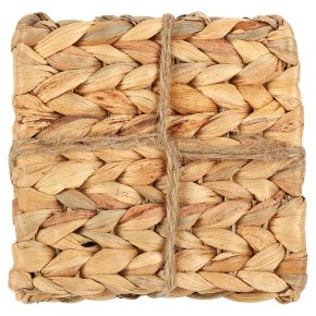Waitrose water hyacinth coasters, pack of 4
