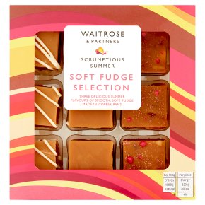 Waitrose Soft Fudge Selection
