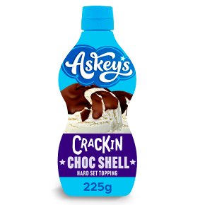 Askeys crackin chocolate chunk ice cream topping
