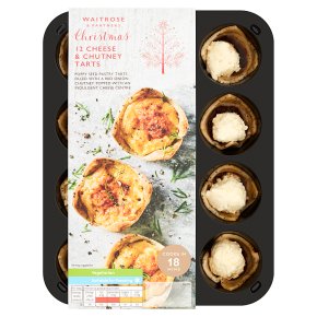 Waitrose Christmas 12 Cheese & Chutney Tarts