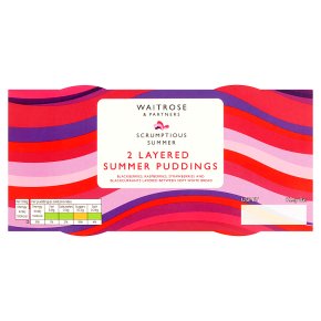 Waitrose Layered Summer Fruit Puddings