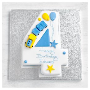 4th Birthday Train Cake