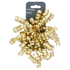 Waitrose gold bow