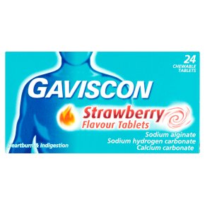 Gaviscon Strawberry Tablets
