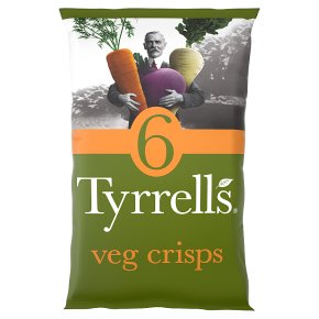 Tyrrells 6x veg crisps