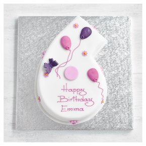 6th Birthday Butterfly Cake