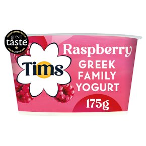 Tims Dairy Greek Style Yogurt with Raspberry