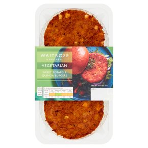 Waitrose Vegetarian Sweet Potato & Quinoa Burgers