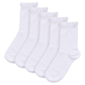 Waitrose Ankle Scallop Edge Socks 6-8h
