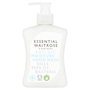 essential Waitrose antibac + handwash
