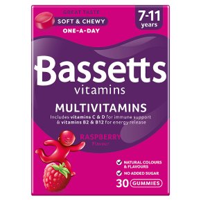 Bassetts 7-11 Years Vitamins Raspberry