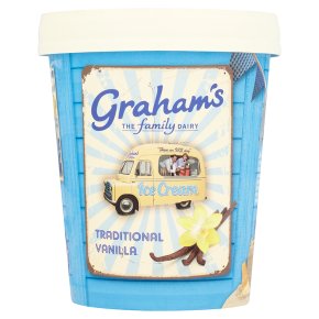 Graham's traditional vanilla ice cream