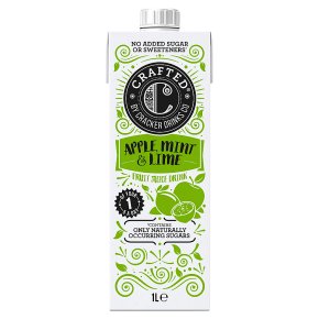 Crafted by Cracker Apple, Mint & Lime Juice