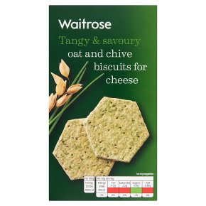 Waitrose Oat and Chive Biscuits for Cheese