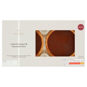 Waitrose 1 - 2 Salted Caramel & Chocolate Tarts