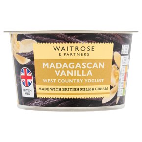 Waitrose Madagascan Vanilla Yogurt