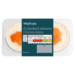 Waitrose 2 Smoked Salmon Cheesecakes