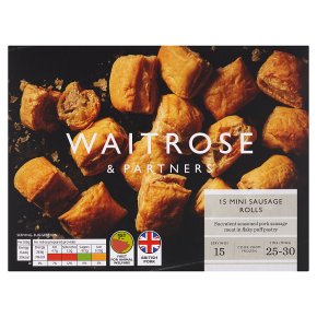 Waitrose Frozen 15 cocktail sausage rolls