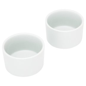 Waitrose Chef's white ramekin dishes, pack of 2