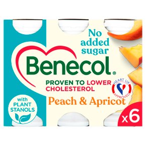 Benecol No Added Sugar Peach & Apricot