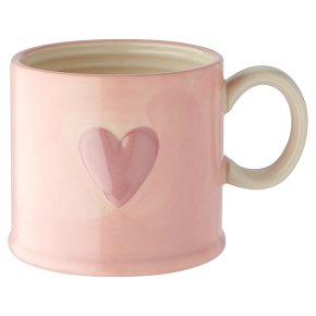 Waitrose Heart Embossed Mug