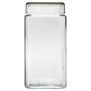 Waitrose Cooking 2.1 litre square storage jar