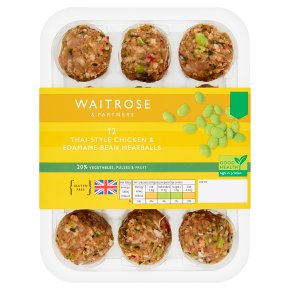 Waitrose 12 Thai Style Chicken & Edamame Meatballs