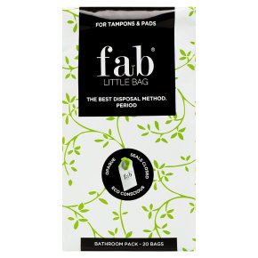 Fab Little Bag Sanitary Disposal Bathroom Pack