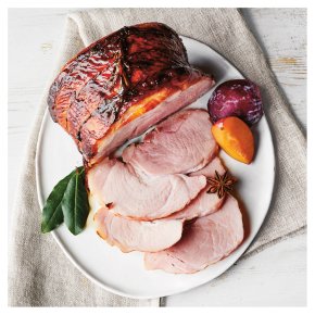 Honey Cured Gammon with Plum & Ginger Glaze
