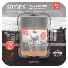 Steens Raw, Cold Pressed Manuka Honey 15+