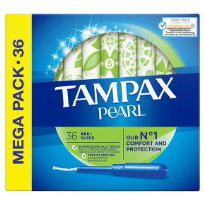 Tampax pearl tampons super