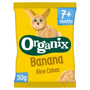 Organix banana rice cakes