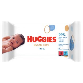 Huggies Baby Wipes Extra Care Pure