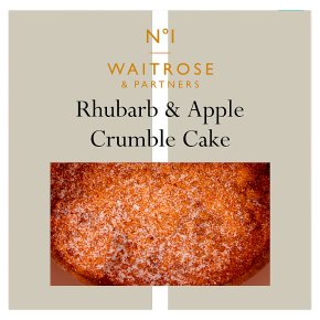 No.1 Apple & Rhubarb Crumble Cake