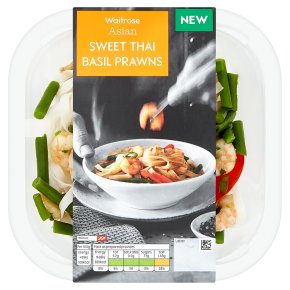 Waitrose Asian Sweet Thai Basil Prawns