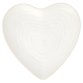 Waitrose Artisan heart plate