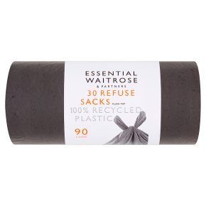 Waitrose Flush Top Refuse Sacks