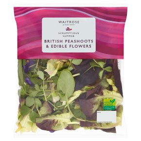 Waitrose Brit Peashoots & Edible Flowers
