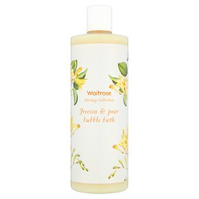 Waitrose Heritage Freesia Bubble Bath