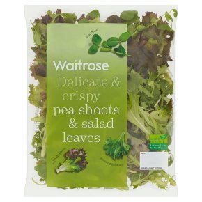 Waitrose British Peashoots & Salad Leaves