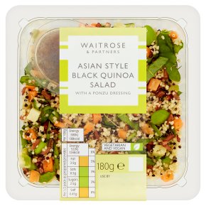 Waitrose Oriental black quinoa salad