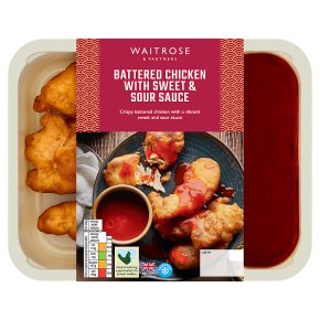 Waitrose Chinese Battered Chicken Sweet & Sour Sauce